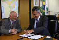 CropTrust Embrapa sign CWR Agreement in Brasilia