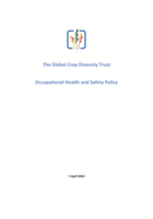 Crop Trust Occupational Health and Safety Policy
