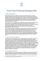 Crop Trust Financing Strategy 2030