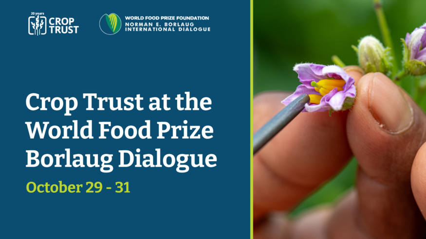 Crop Trust at the World Food Prize Borlaug Dialogue