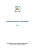 Crop Trust Investment Policy